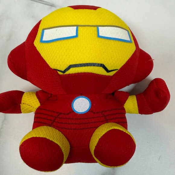 Marvel Iron Man Plush Toy Small Avengers Stuffed Superhero Doll 6 in - Picture 2 of 6